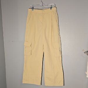 Wilo The Label Clay Parachute Fly Cargo Elastic Waist and Zip Pant Size Medium